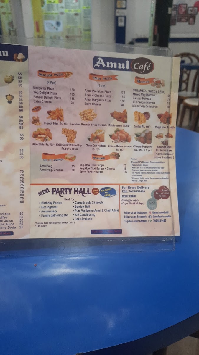 Menu Amul Ice Cream Parlour-8