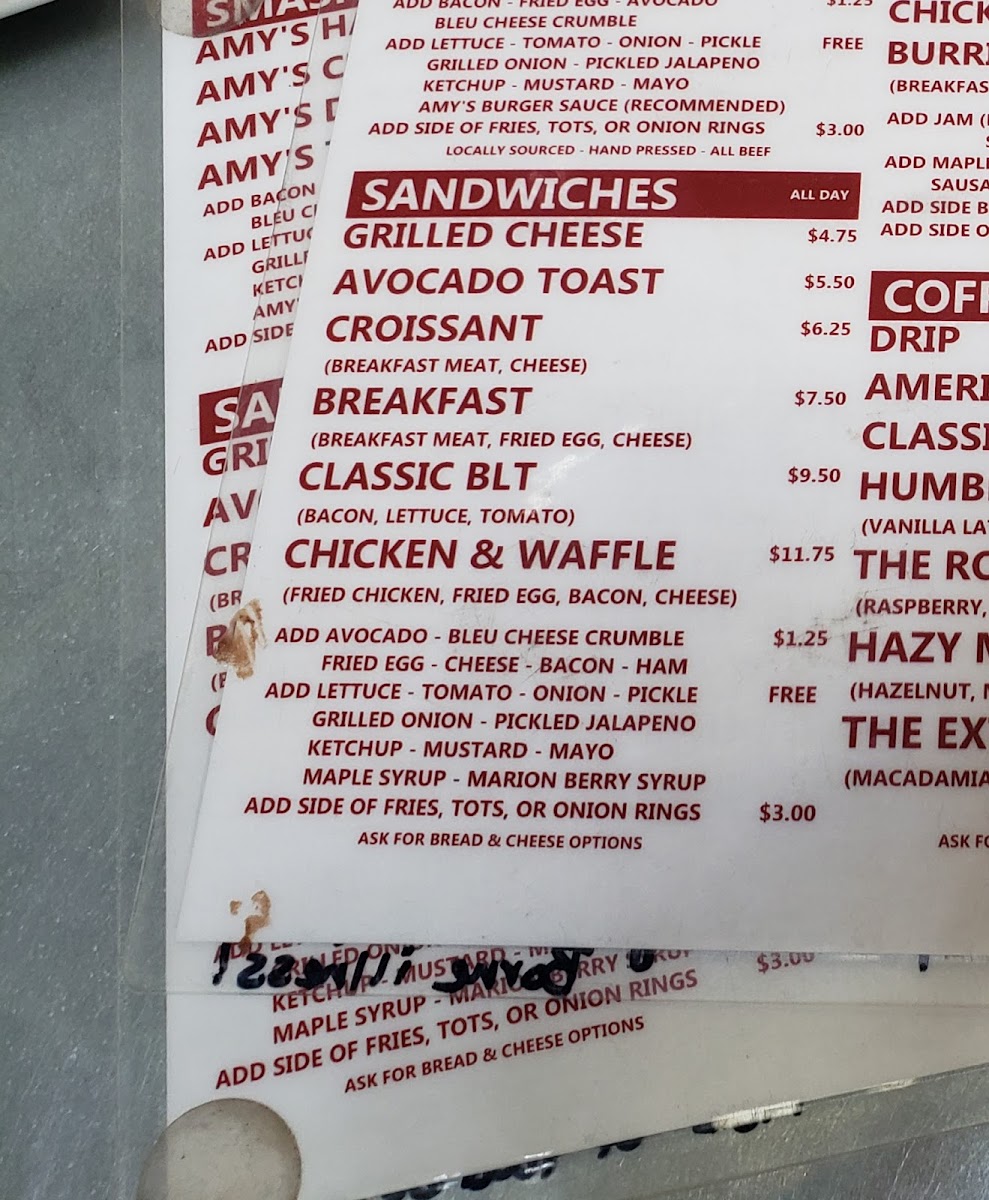 Menu Amys Cafe-2