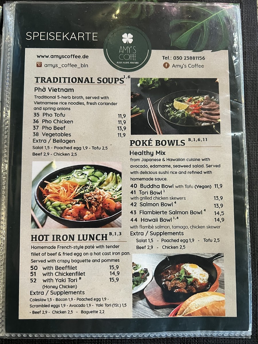 Menu Amy’S Coffee & Restaurant-10