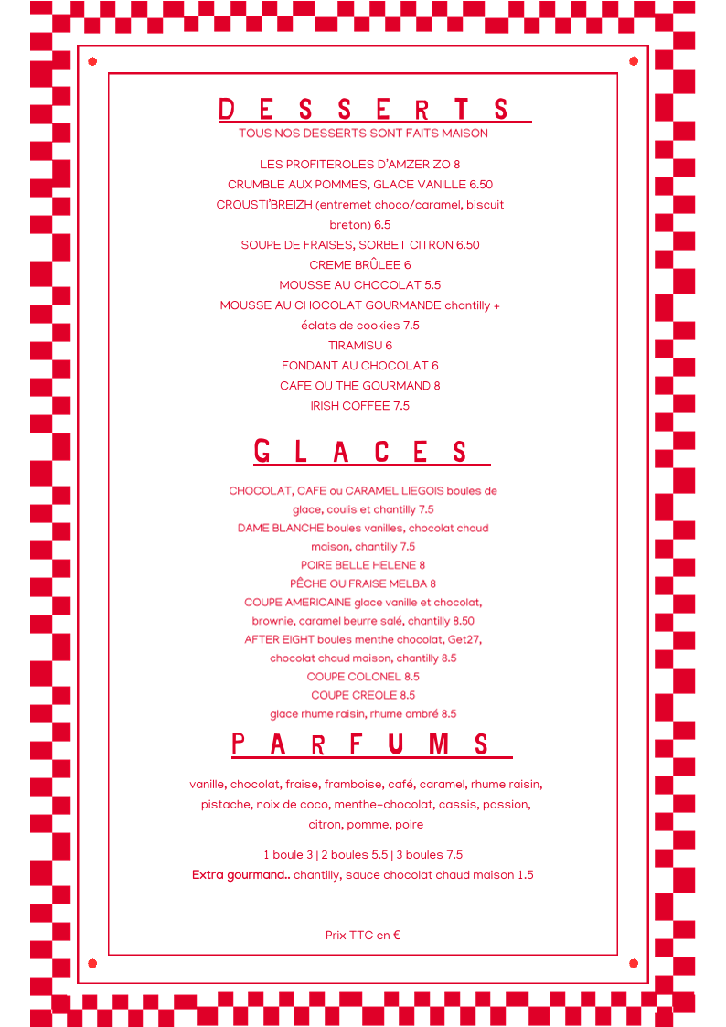 Menu Amzer Zo-6