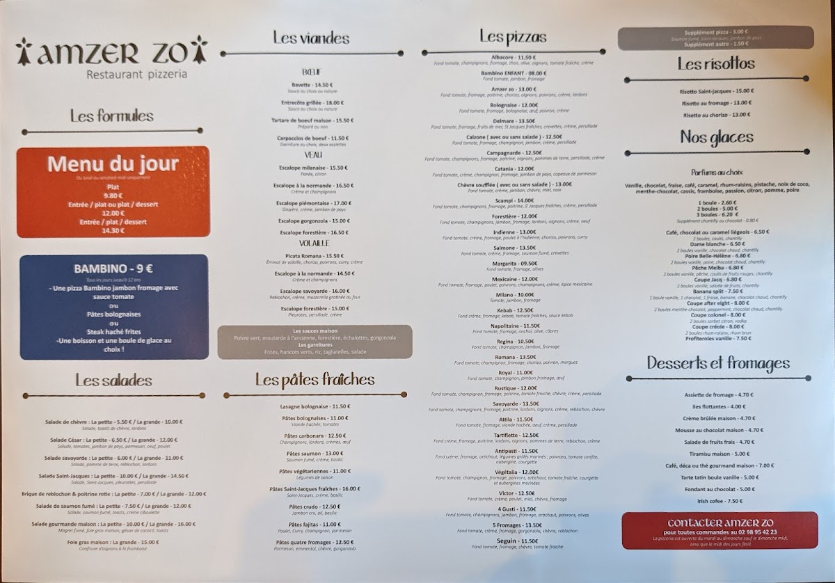 Menu Amzer Zo-8