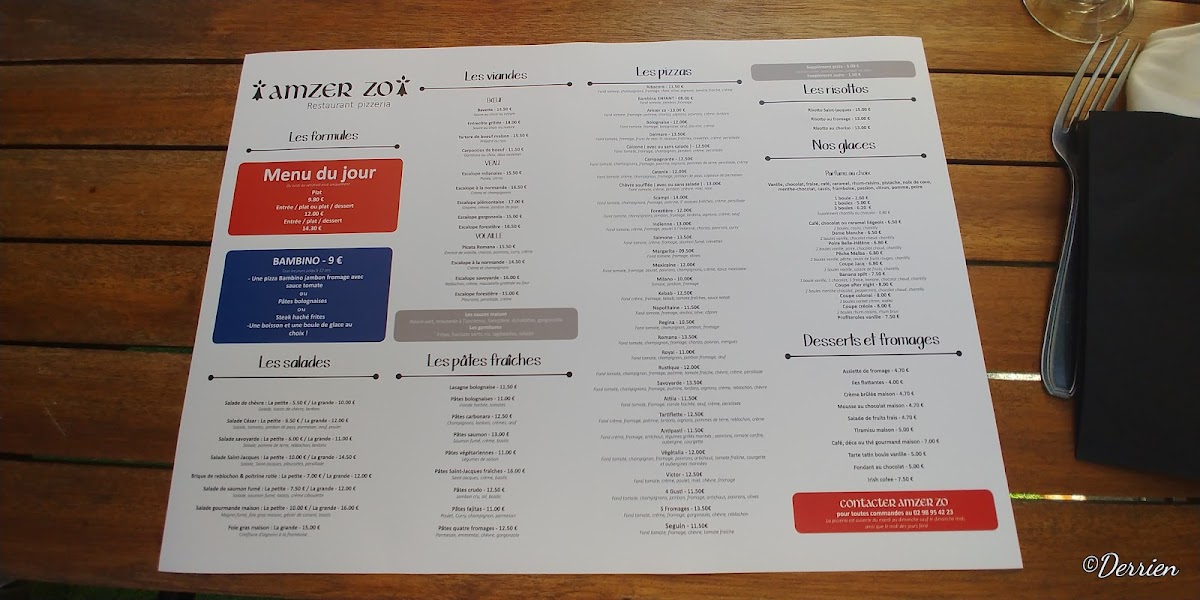 Menu Amzer Zo-9
