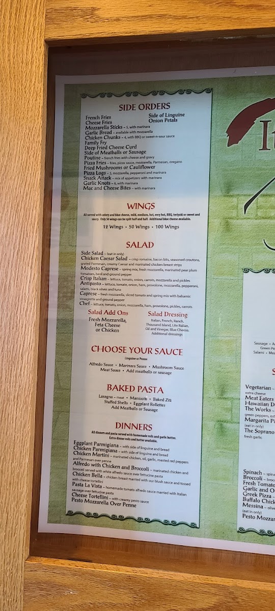 Menu An Italian Affair-6