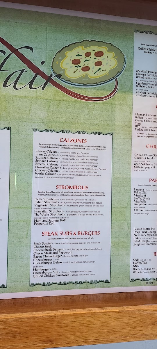 Menu An Italian Affair-8