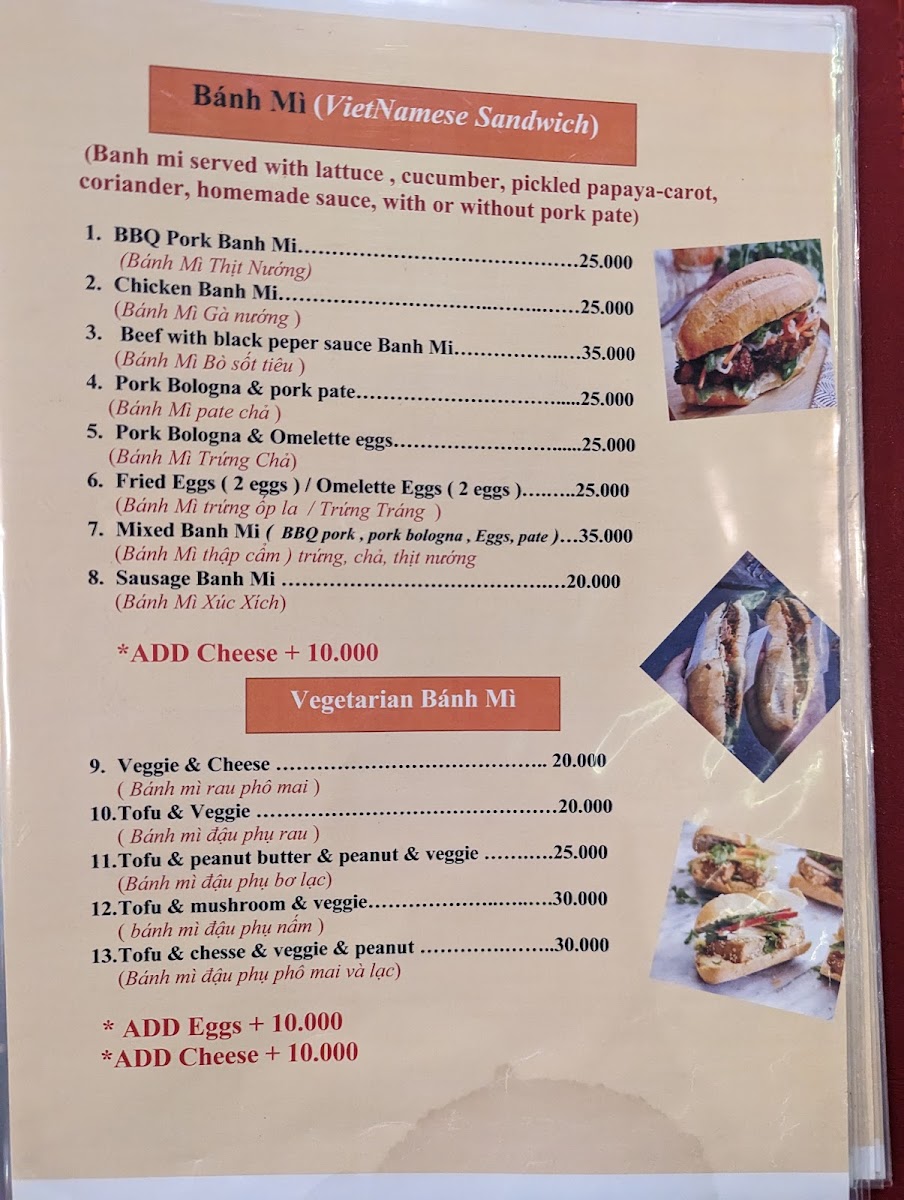 Menu An Phong Restaurant ( Vietnamese Cuisine - Noodle )-1