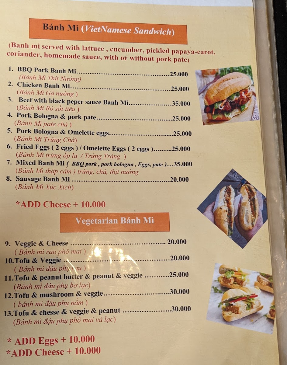 Menu An Phong Restaurant ( Vietnamese Cuisine - Noodle )-2