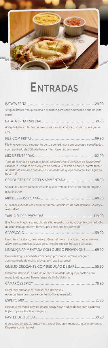 Menu Ancho Steak Burger & Bona Cucina Italiana-4
