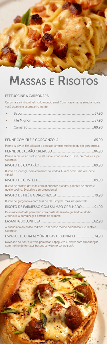 Menu Ancho Steak Burger & Bona Cucina Italiana-7