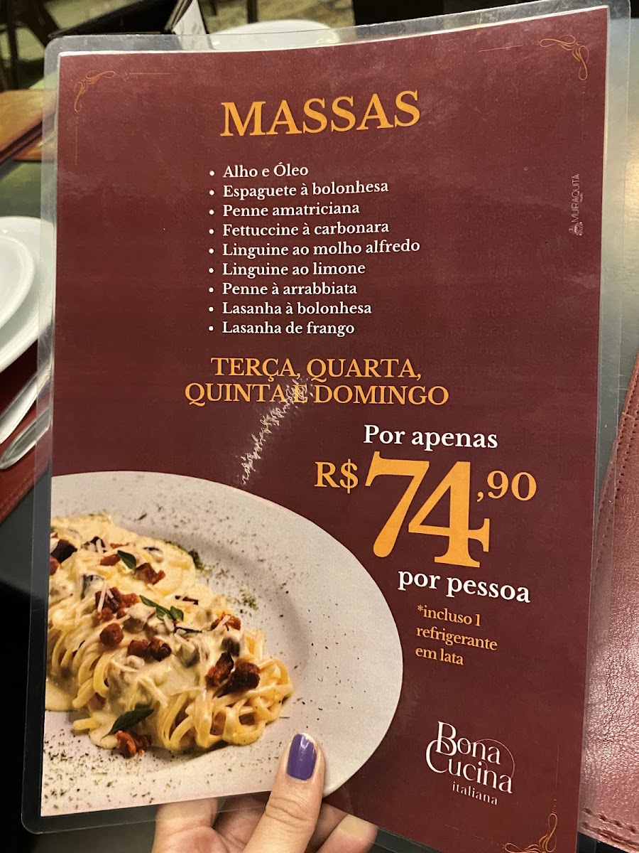 Menu Ancho Steak Burger & Bona Cucina Italiana-9