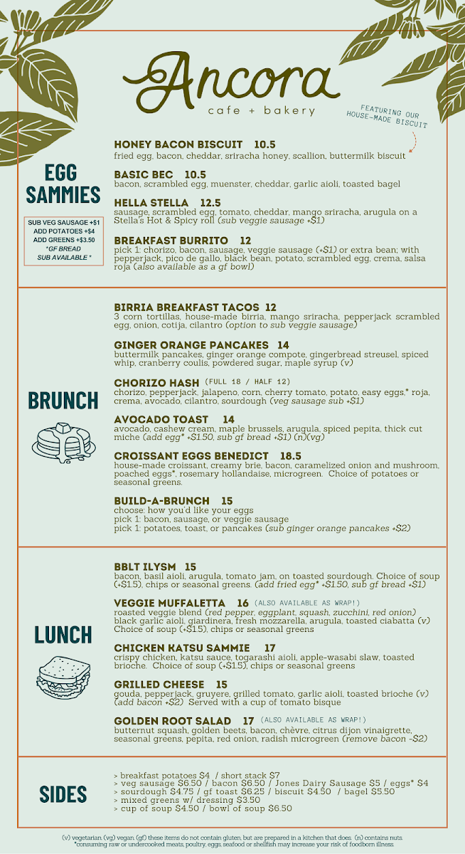 Menu Ancora Cafe + Bakery-1