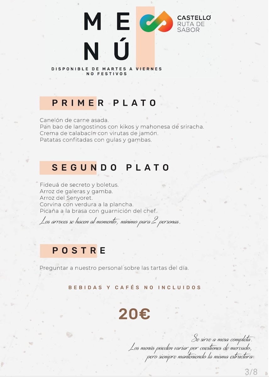 Menu Âncora Gastrobar L Restaurante En Moncofa-2