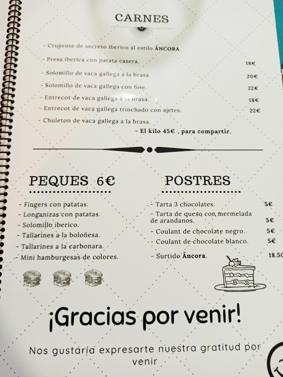 Menu Âncora Gastrobar L Restaurante En Moncofa-4