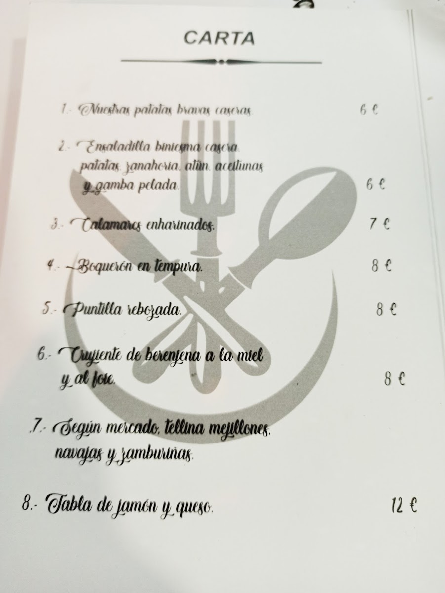 Menu Âncora Gastrobar L Restaurante En Moncofa-6
