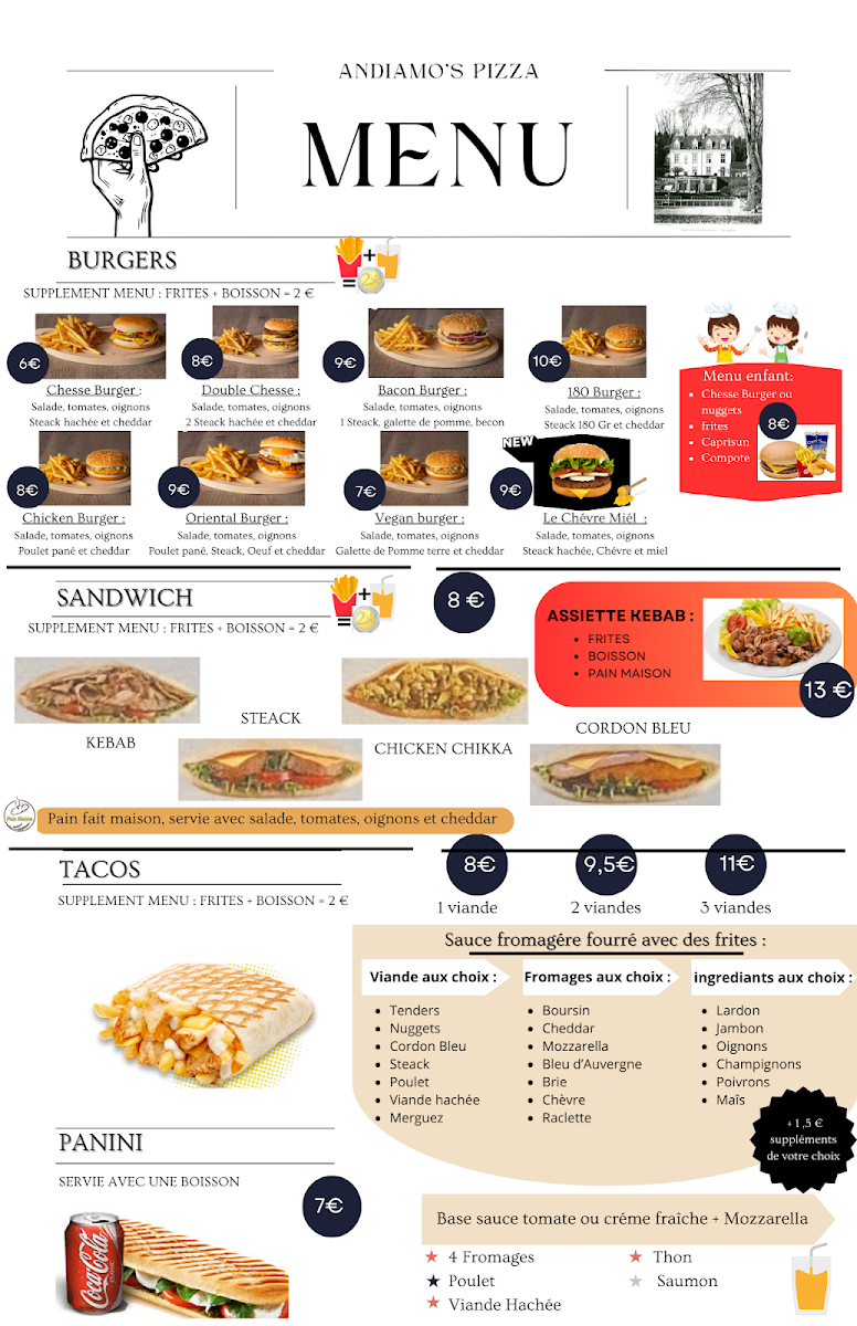 Menu Andiamo's Pizza-4