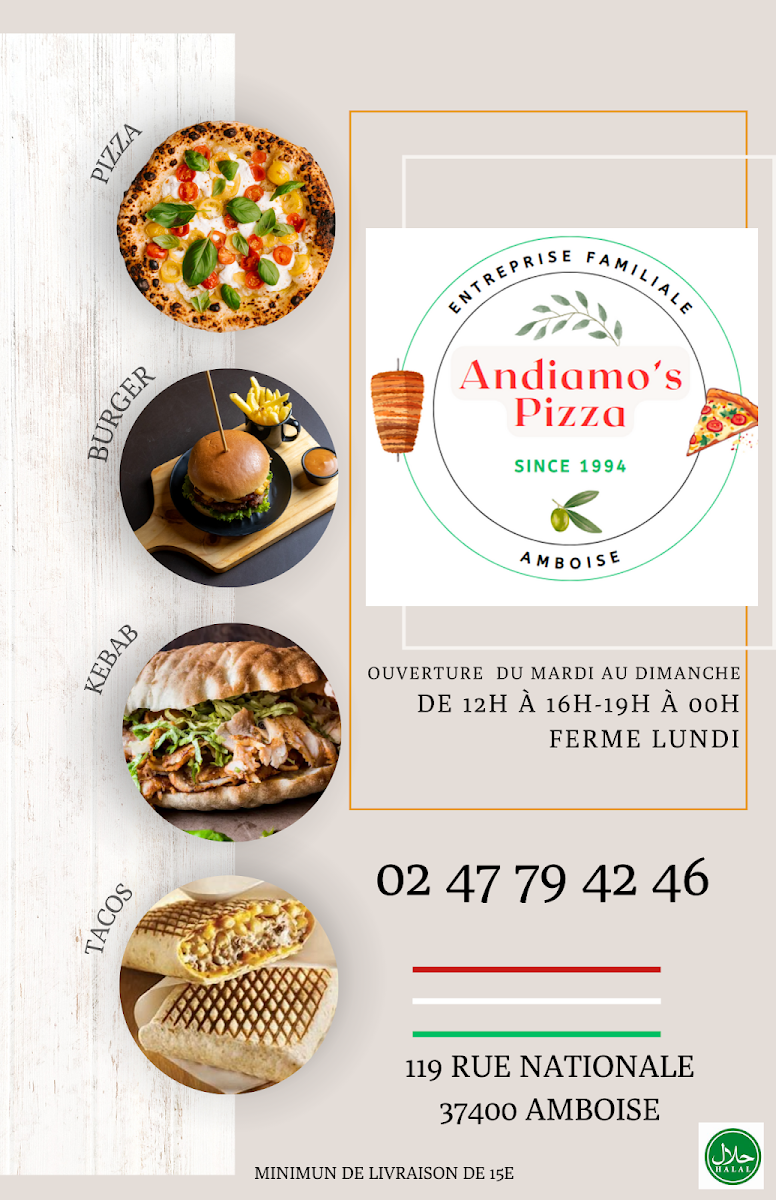 Menu Andiamo's Pizza-7