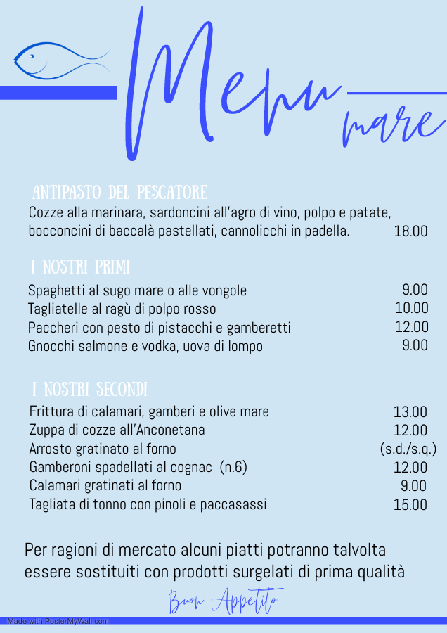 Menu Anello D'oro - Ristorante-9