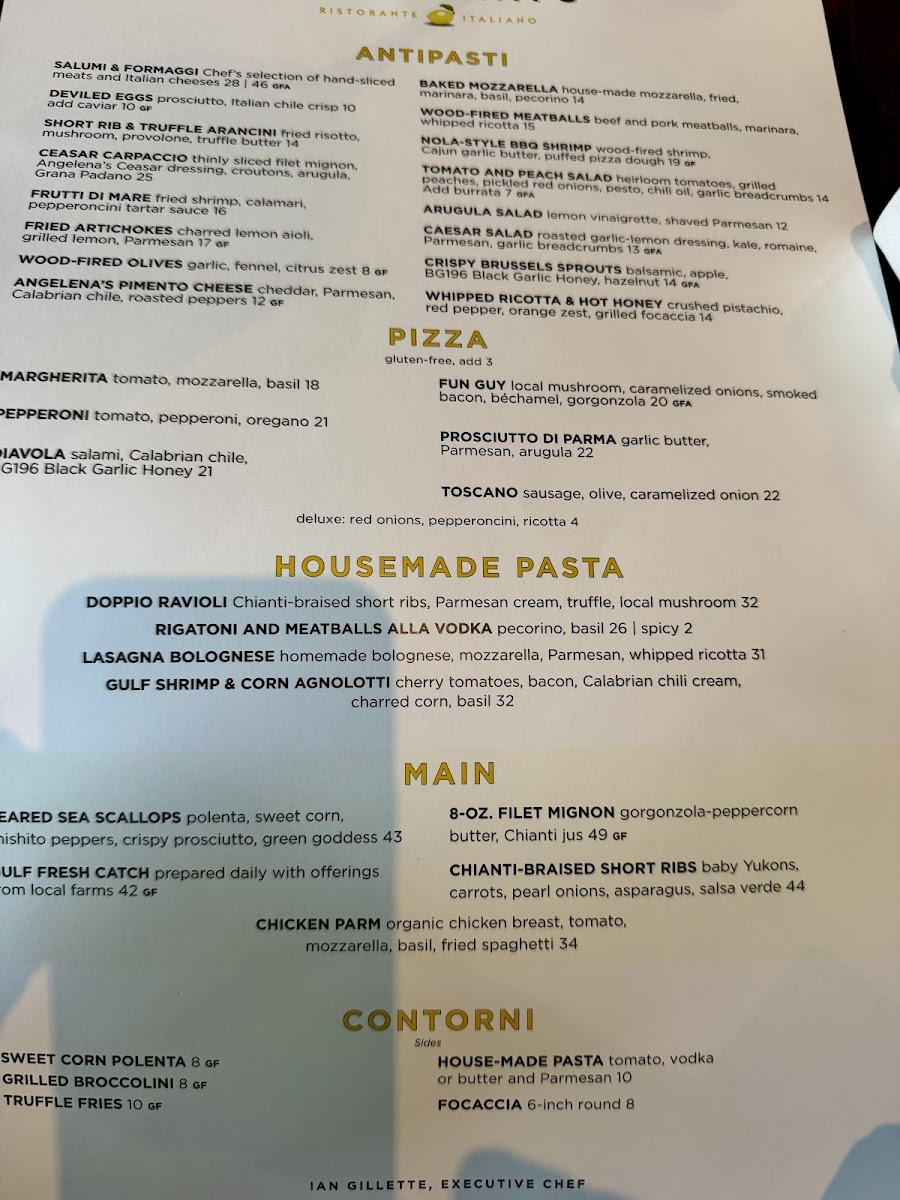 Menu Angelena's Ristorante Italiano-2