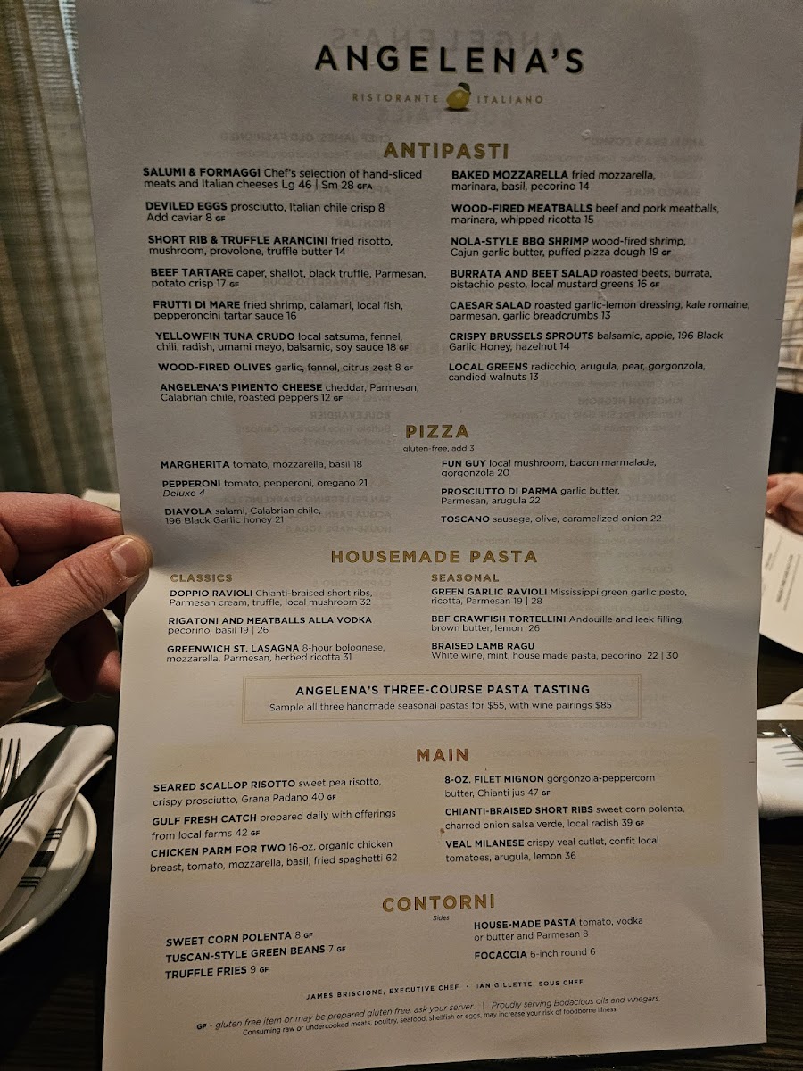 Menu Angelena's Ristorante Italiano-7