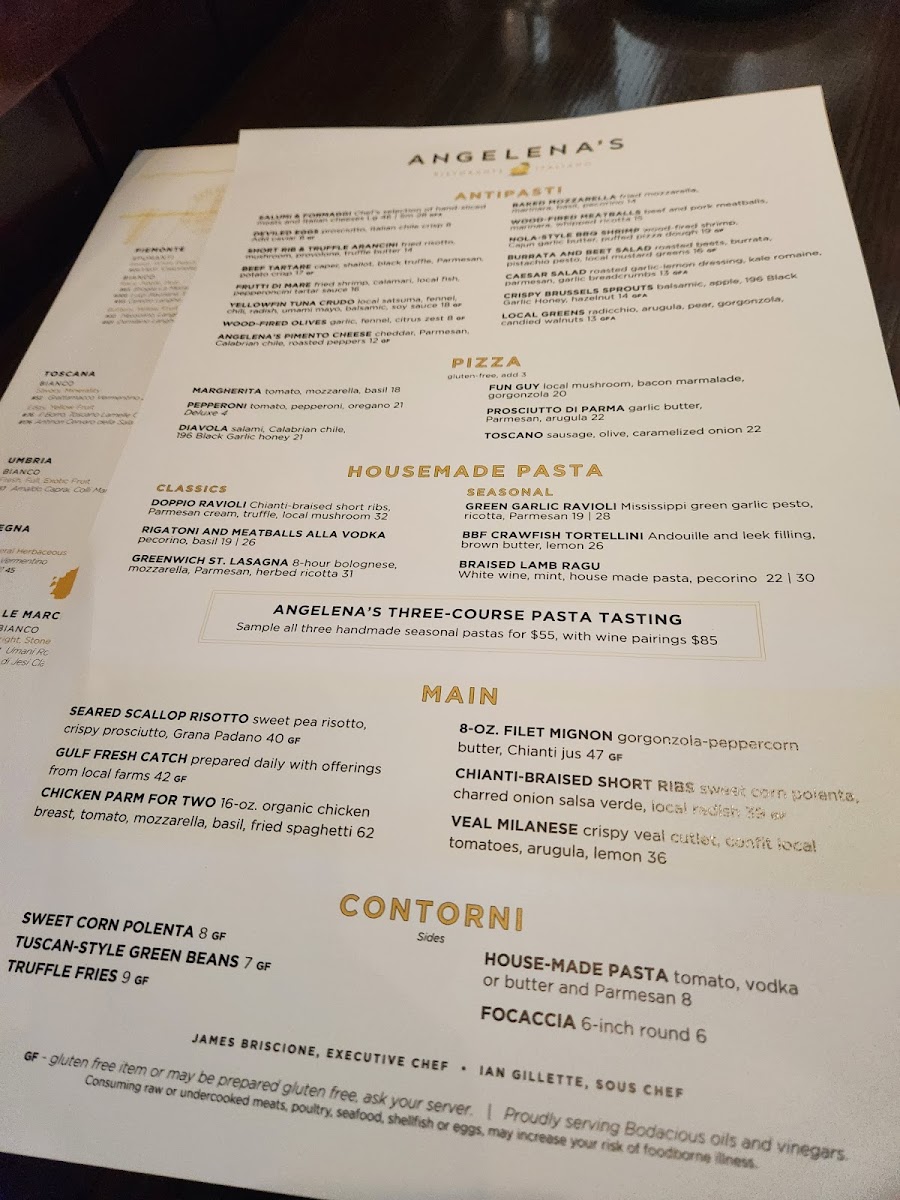 Menu Angelena's Ristorante Italiano-8