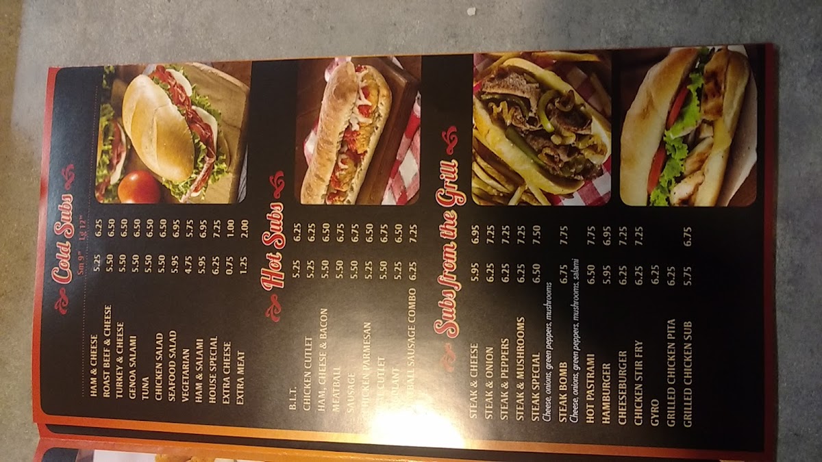 Menu Angelo's Pizzeria-1