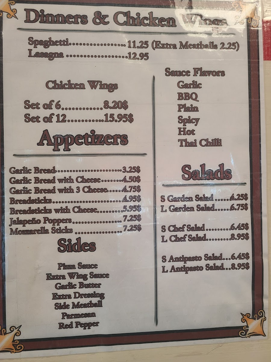 Menu Ange's Pizza-2