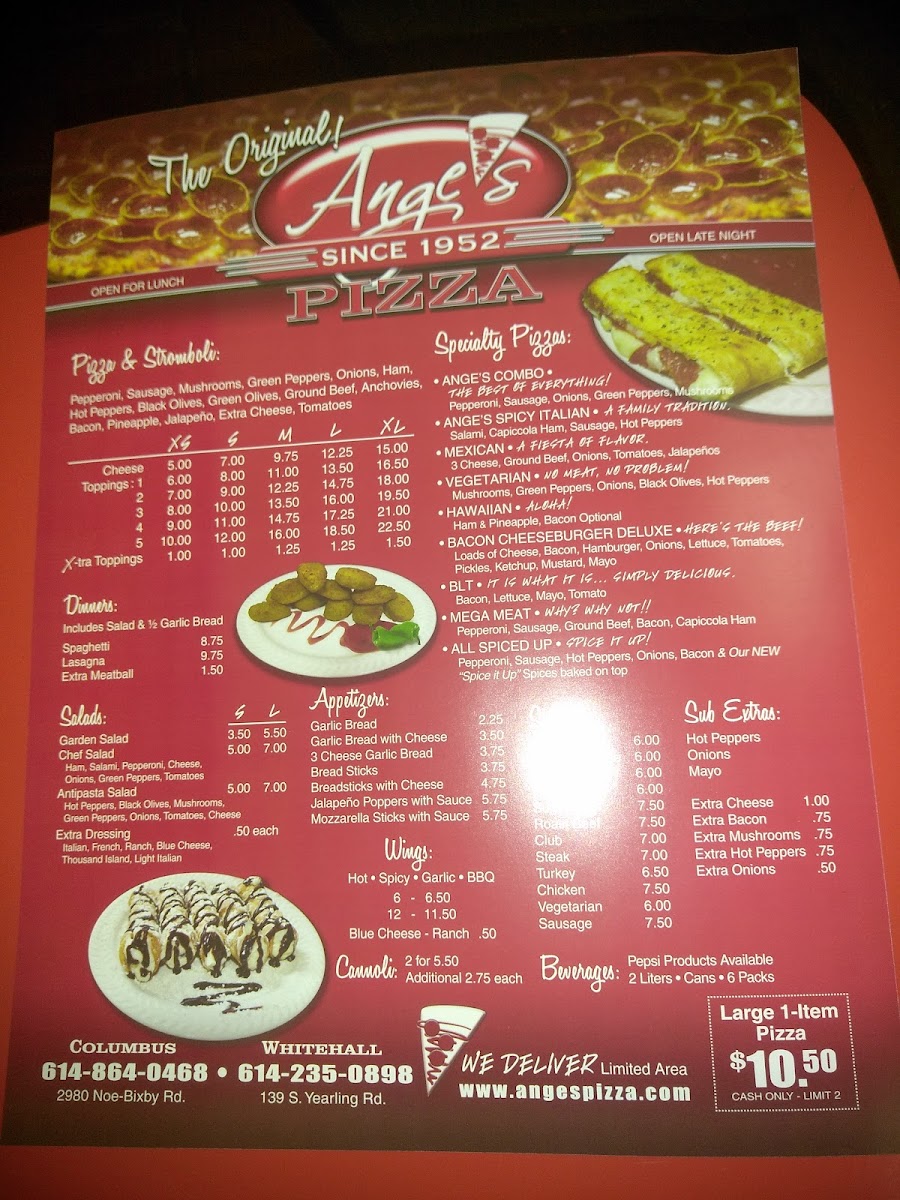 Menu Ange's Pizza-3