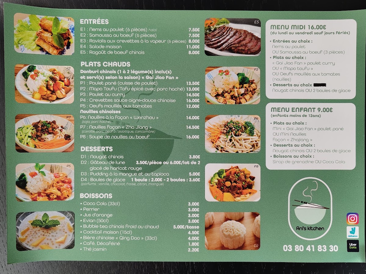 Menu Ani's Kitchen 傢.味道-1