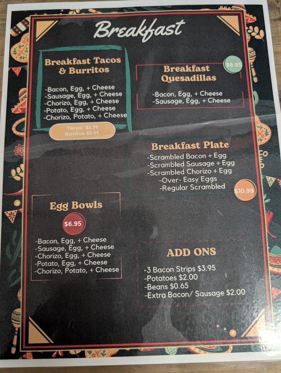 Menu Anita's Tex Mex-1