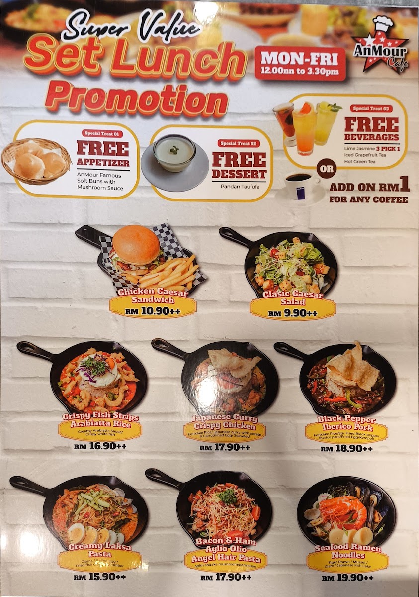 Menu Anmour Cafe Bukit Indah-1
