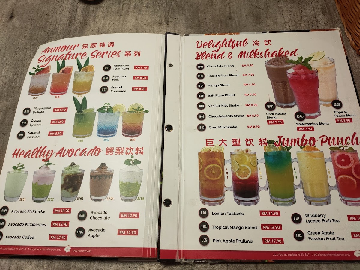 Menu Anmour Cafe Bukit Indah-8