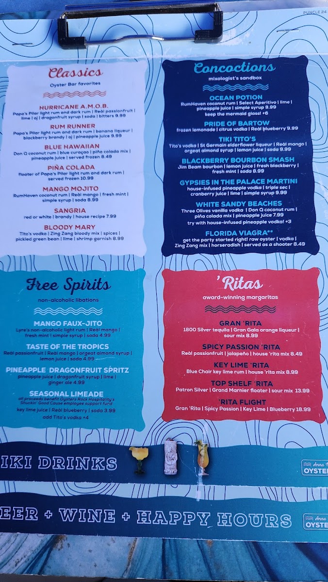Menu Anna Maria Oyster Bar Landside-5