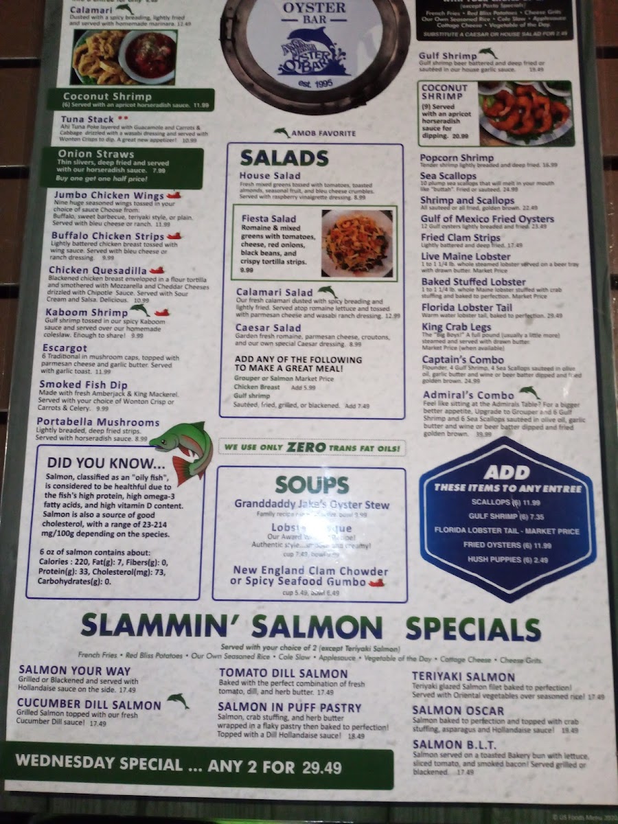 Menu Anna Maria Oyster Bar Landside-7