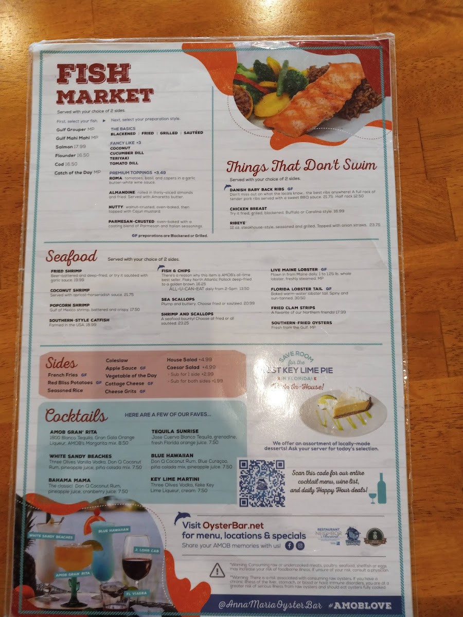 Menu Anna Maria Oyster Bar Landside-8