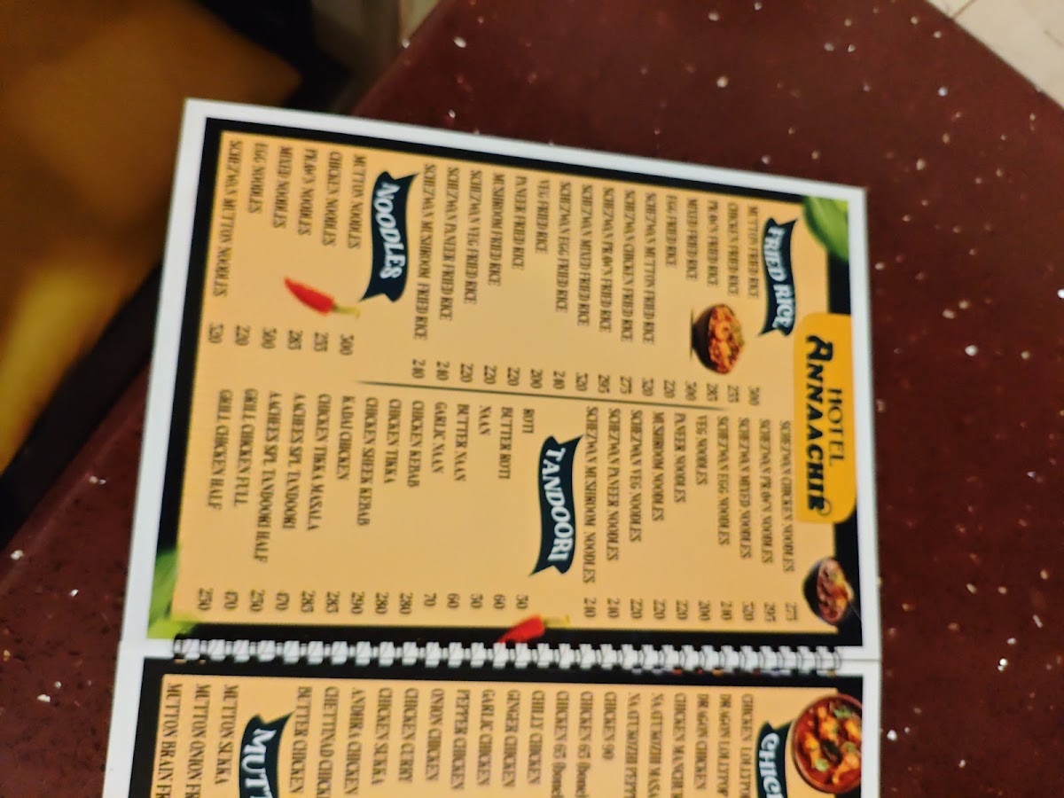 Menu Annaachi Hotel-10