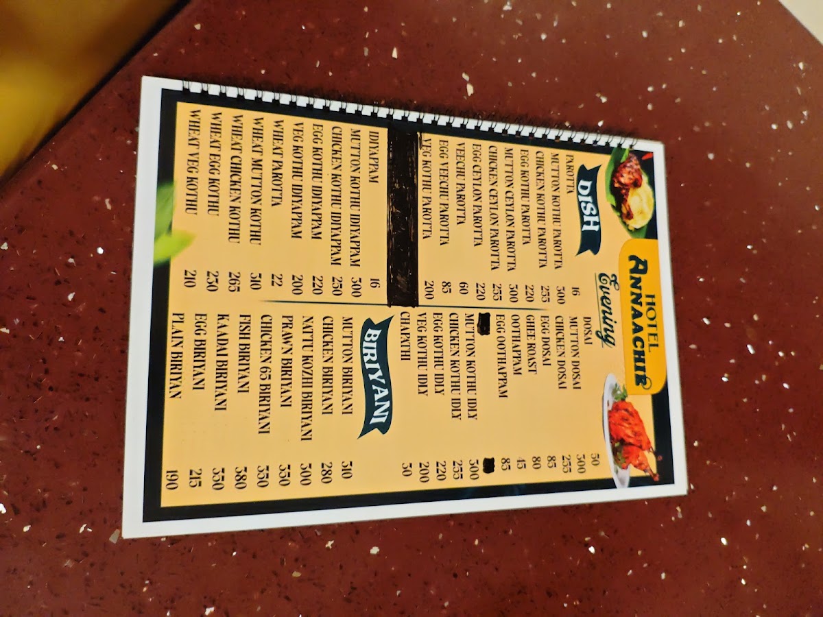 Menu Annaachi Hotel-7