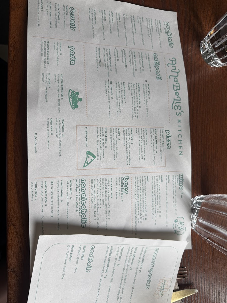 Menu Annabelle’S Kitchen Marda Loop-8
