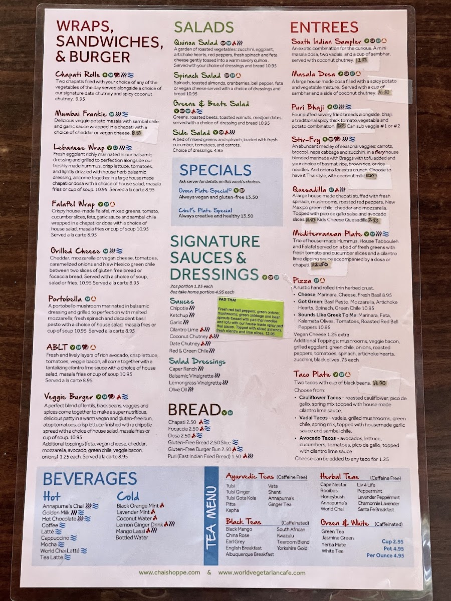 Menu Annapurna’S World Vegetarian Café-3