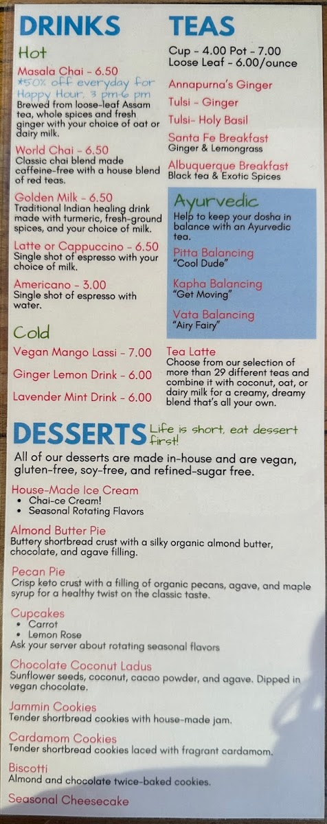 Menu Annapurna’S World Vegetarian Café-4