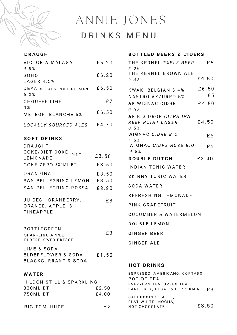 Menu Annie Jones-1