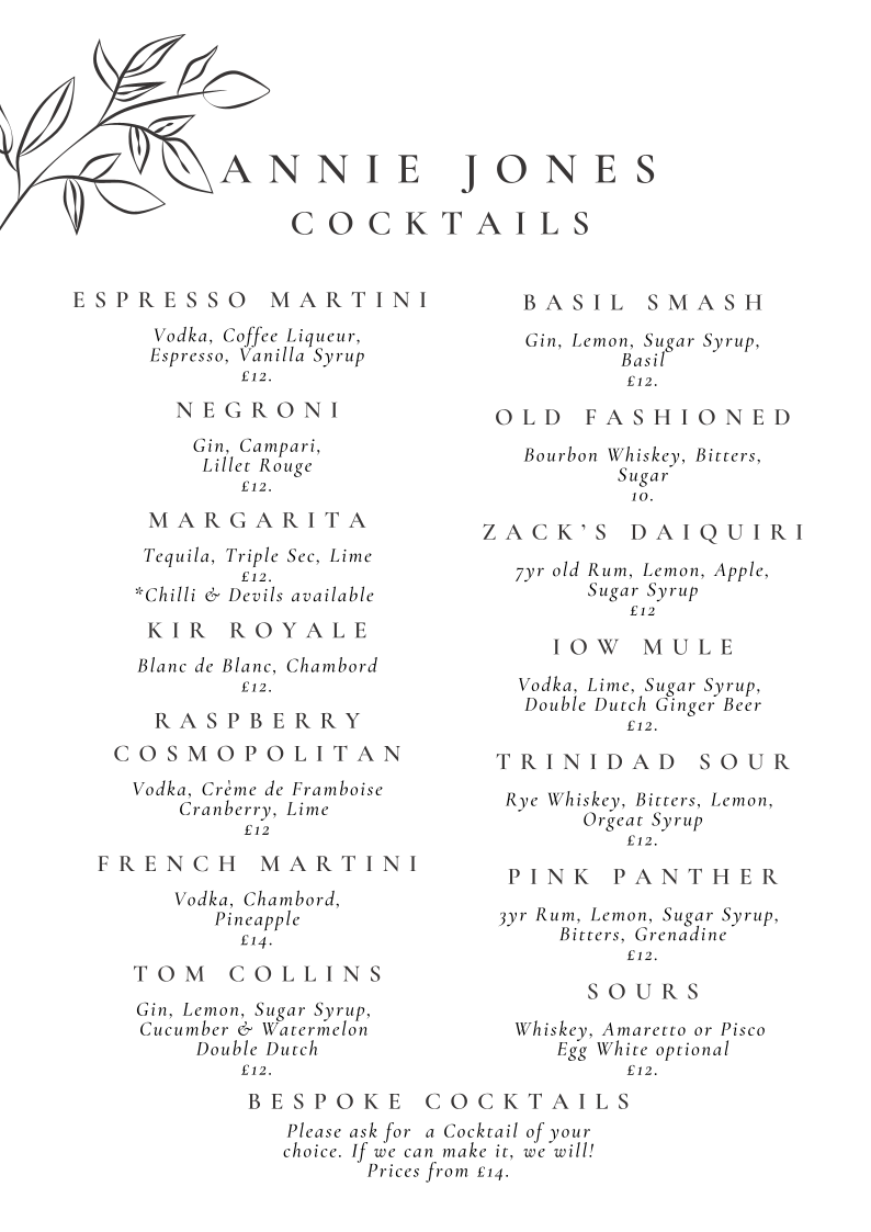 Menu Annie Jones-5