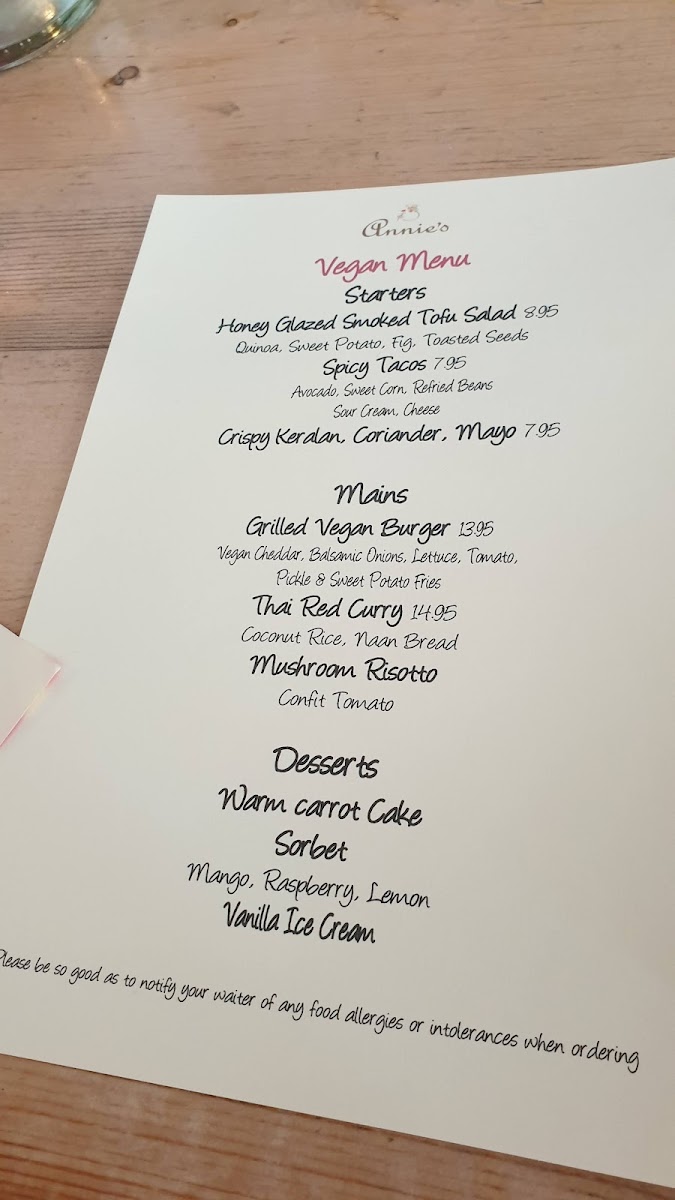 Menu Annie's-5