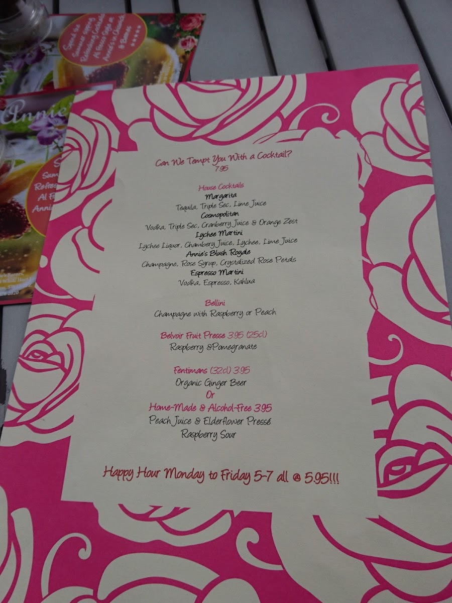 Menu Annie's-9
