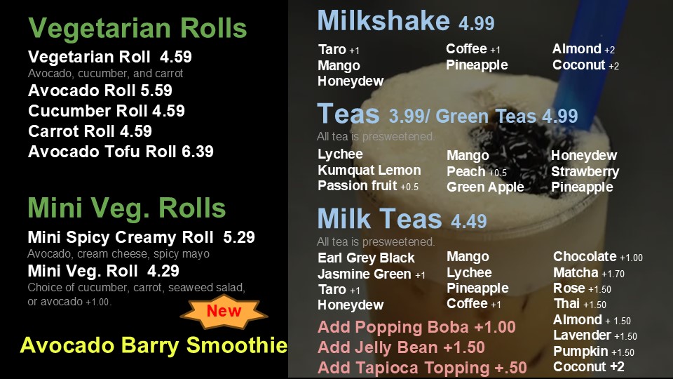 Menu Anqi Sushi Express-1
