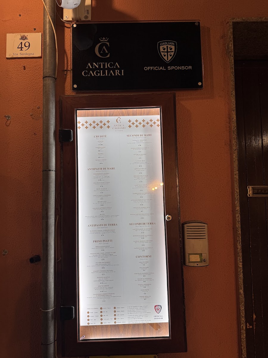 Menu Antica Cagliari Ristorante-1
