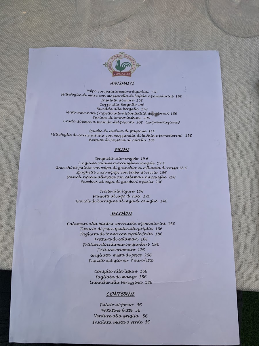 Menu Antica Osteria Saracena Del Bergallo-4