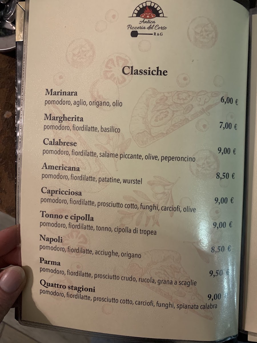 Menu Antica Pizzeria Del Corso-1