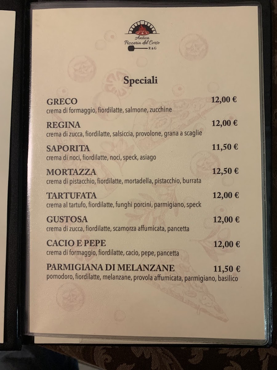 Menu Antica Pizzeria Del Corso-2