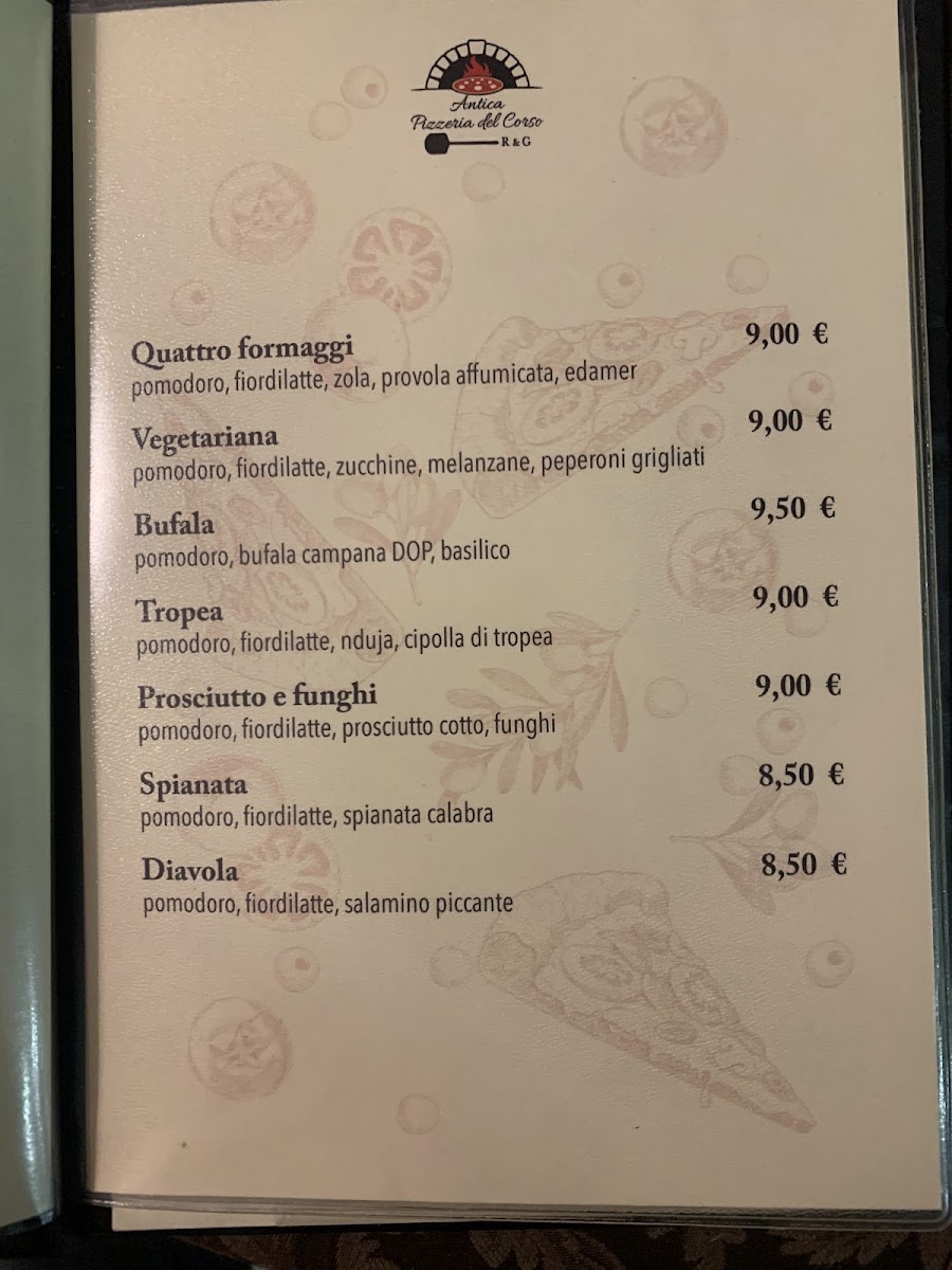 Menu Antica Pizzeria Del Corso-3