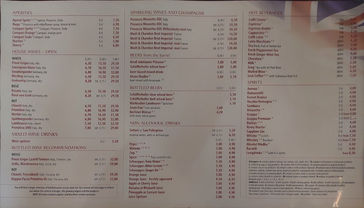 Menu Antica Roma Restaurant-3