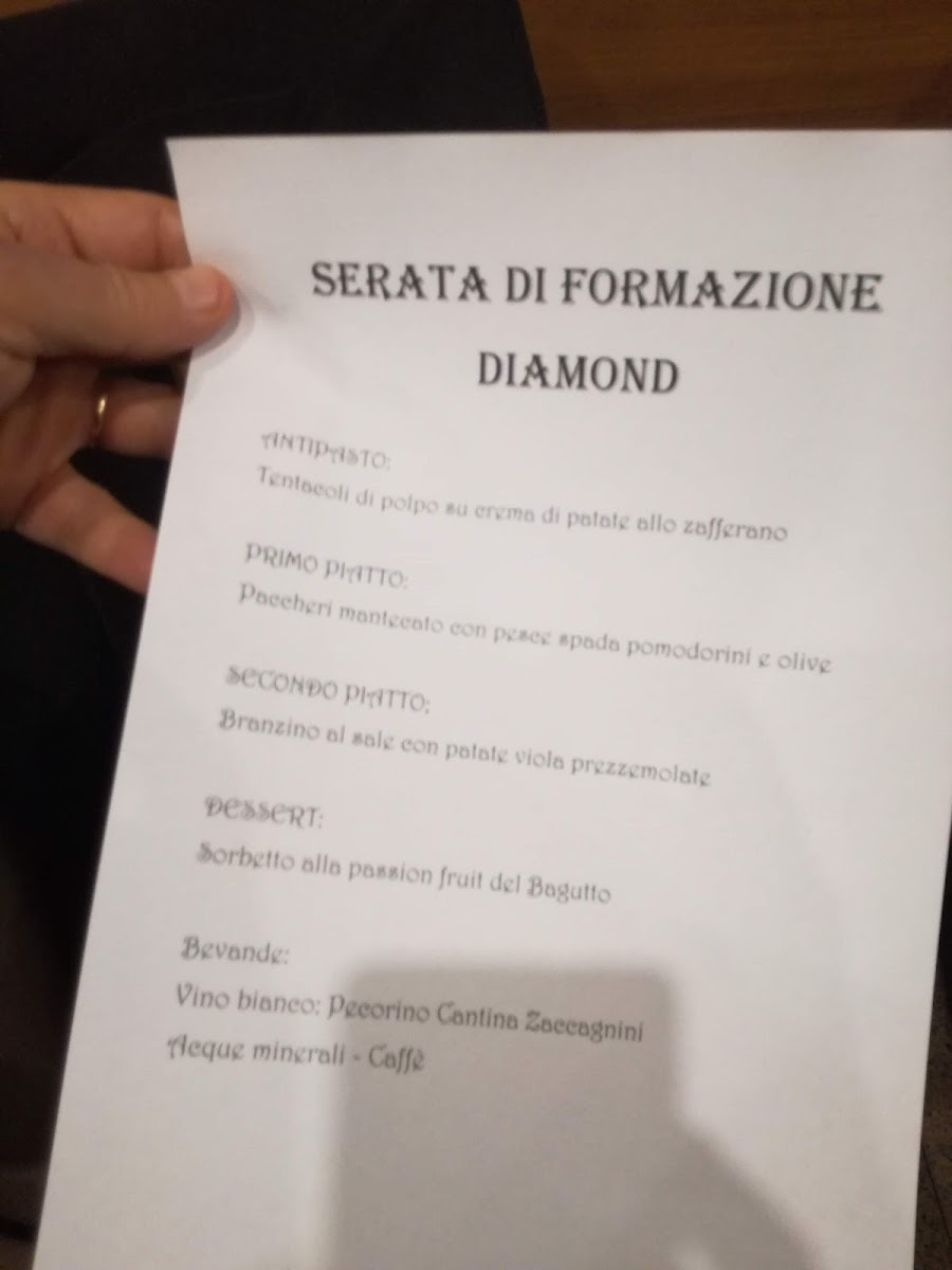 Menu Antica Trattoria Bagutto Dal 1284-7